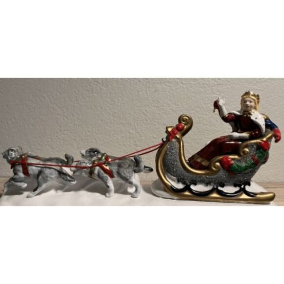 Dept 56 Original Snow Village‎ Snow Carnival King Queen 54869 with BOX - Picture 2 of 4